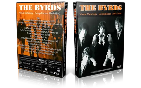 Artwork Cover of The Byrds Compilation DVD Visual Metalogy 1965-1990 Proshot