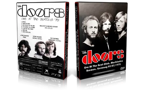 Artwork Cover of The Doors 1972-05-03 DVD Bremen Proshot