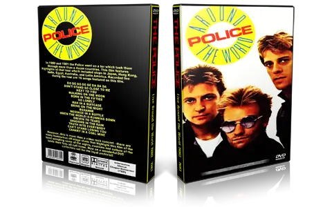 Artwork Cover of The Police Compilation DVD Live Around The World Proshot