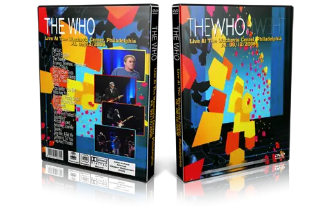 Artwork Cover of The Who 2006-09-12 DVD Philadelphia Proshot