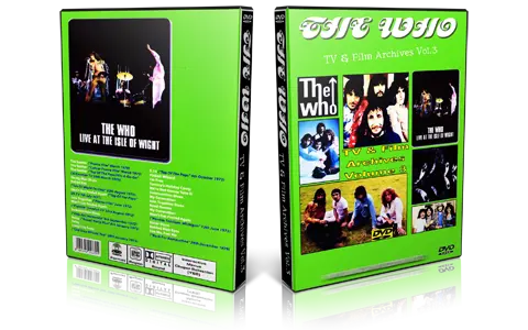Artwork Cover of The Who Compilation DVD TV and Film Archives Vol 3 Proshot