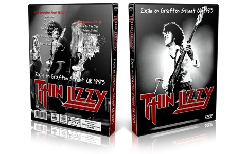 Artwork Cover of Thin Lizzy 1983-01-26 DVD Exile on Grafton Street Proshot