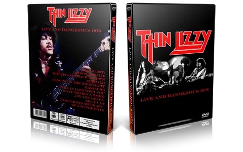 Artwork Cover of Thin Lizzy Compilation DVD Live and Dangerous 1978 Proshot