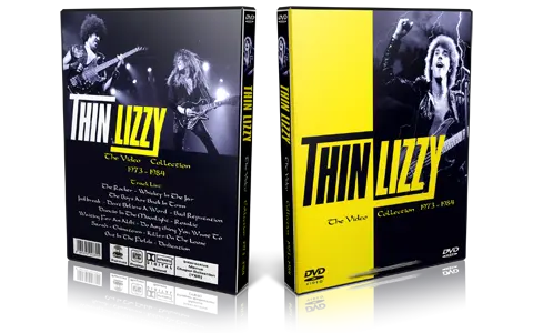 Artwork Cover of Thin Lizzy Compilation DVD Video Collection 1973-1984 Proshot