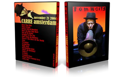 Artwork Cover of Tom Waits 2004-11-21 DVD Amsterdam Audience