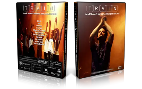 Artwork Cover of Train 2010-10-25 DVD London Proshot