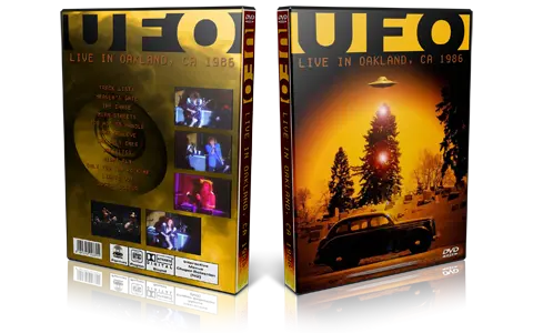 Artwork Cover of UFO 1986-08-02 DVD Oakland Proshot