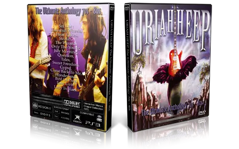 Artwork Cover of Uriah Heep Compilation DVD The Ultimate Anthology 1970-1980 Proshot