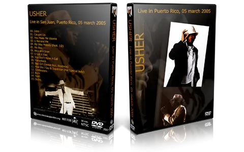 Artwork Cover of Usher 2005-03-05 DVD Puerto Rico Proshot