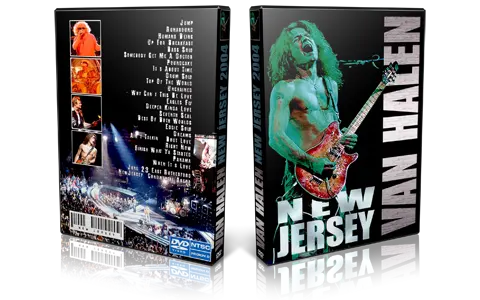 Artwork Cover of Van Halen 2004-06-23 DVD East Rutherford Audience