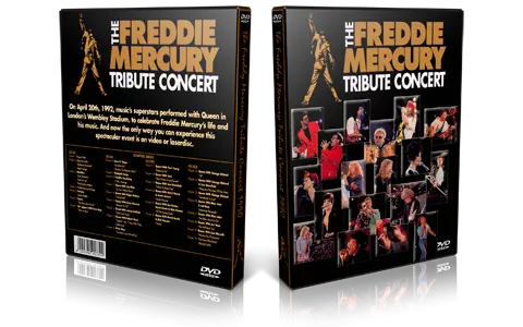 Artwork Cover of Various Artists Compilation DVD The Freddie Mercury Tribute Concert 1990 Proshot