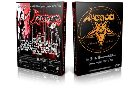 Artwork Cover of Venom 1984-06-01 DVD London Proshot