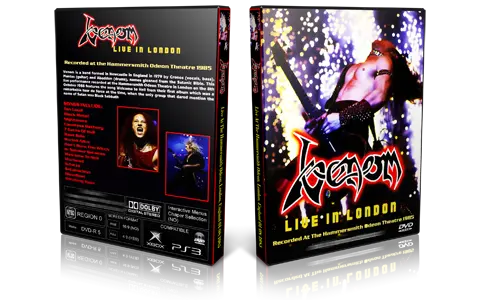 Artwork Cover of Venom 1985-01-08 DVD London Proshot
