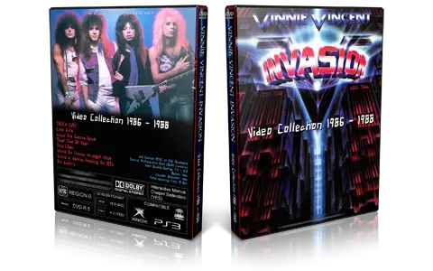 Artwork Cover of Vinnie Vincent Invasion Compilation DVD Video Collection 1986 Proshot