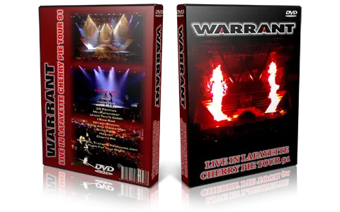 Artwork Cover of Warrant 1991-08-10 DVD Lafayette Proshot