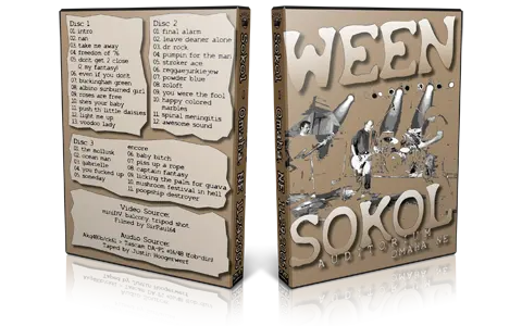Artwork Cover of Ween 2005-11-29 DVD Omaha Audience