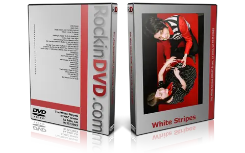 Artwork Cover of White Stripes 2003-09-25 DVD La Jolla Audience
