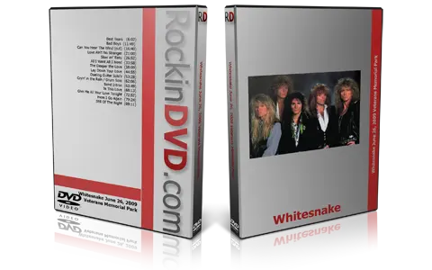 Artwork Cover of Whitesnake 2009-06-26 DVD Bay City Audience