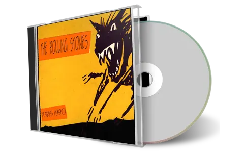 Artwork Cover of Rolling Stones 1990-06-22 CD Paris Audience