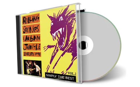 Artwork Cover of Rolling Stones 1990-08-04 CD Gothenburg Audience