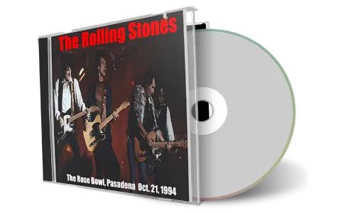 Artwork Cover of Rolling Stones 1994-10-21 CD Pasadena Audience