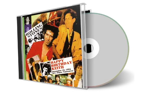 Artwork Cover of Rolling Stones 1994-12-18 CD Vancouver Audience