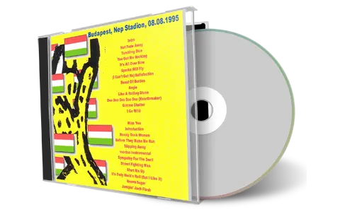 Artwork Cover of Rolling Stones 1995-08-08 CD Budapest Audience