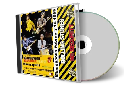 Artwork Cover of Rolling Stones 1999-02-15 CD Minneapolis Audience