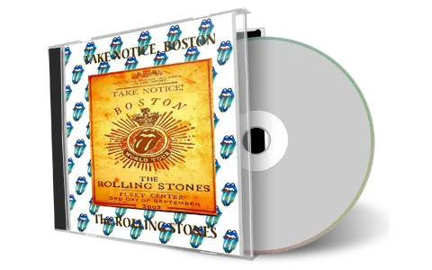 Artwork Cover of Rolling Stones 2002-09-03 CD Boston Audience