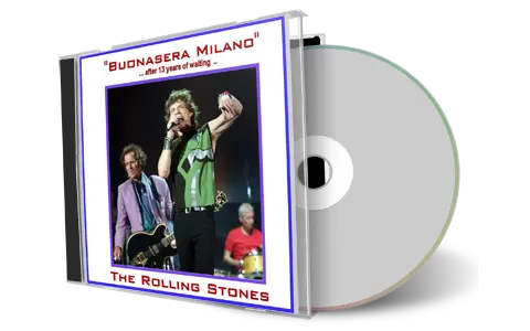 Artwork Cover of Rolling Stones 2003-06-10 CD Milan Audience