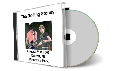 Artwork Cover of Rolling Stones 2005-08-31 CD Detroit Audience