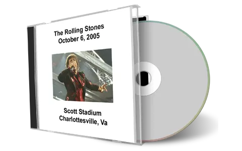 Artwork Cover of Rolling Stones 2005-10-06 CD Charlottesville Audience