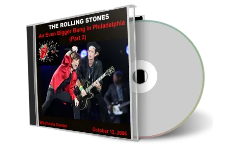 Artwork Cover of Rolling Stones 2005-10-12 CD Philadelphia Audience