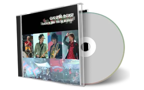 Artwork Cover of Rolling Stones 2006-02-26 CD Mexico City Audience