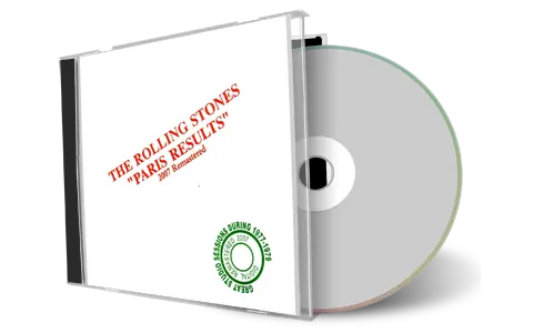 Artwork Cover of Rolling Stones Compilation CD Paris Results Soundboard
