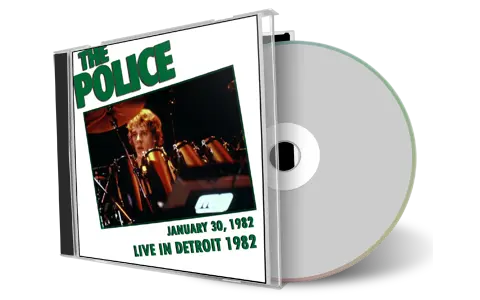 Artwork Cover of The Police 1982-01-30 CD Detroit Audience
