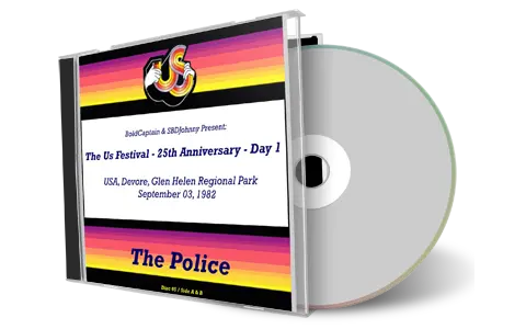 Artwork Cover of The Police 1982-09-03 CD San Bernardino Audience