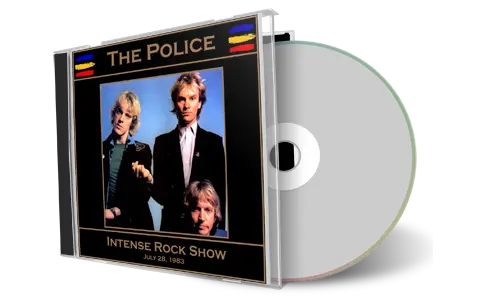 Artwork Cover of The Police 1983-07-28 CD Detroit Audience