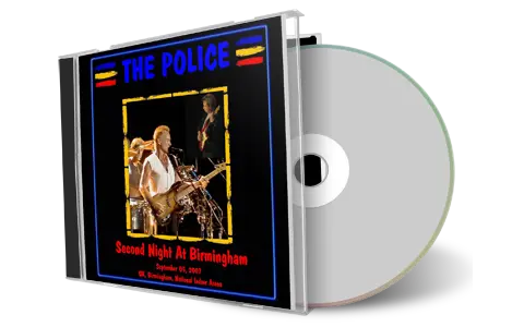 Artwork Cover of The Police 2007-09-05 CD Birmingham Audience