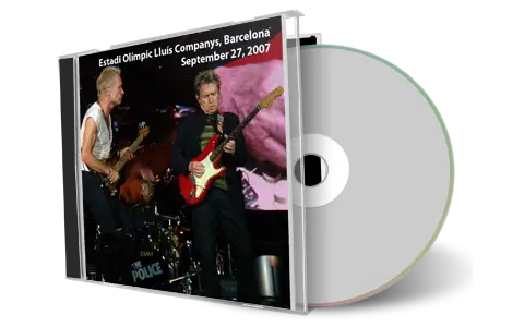 Artwork Cover of The Police 2007-09-27 CD Barcelona Audience