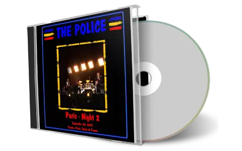 Artwork Cover of The Police 2007-09-30 CD Paris Audience