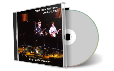 Artwork Cover of The Police 2007-10-02 CD Turin Audience