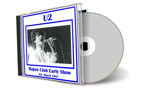 Artwork Cover of U2 1981-03-03 CD Washington Audience