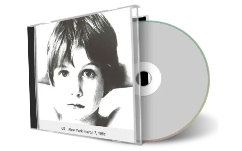 Artwork Cover of U2 1981-03-07 CD New York Audience