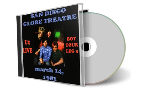 Artwork Cover of U2 1981-03-14 CD San Diego Audience