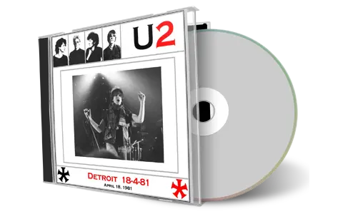 Artwork Cover of U2 1981-04-18 CD Detroit Audience