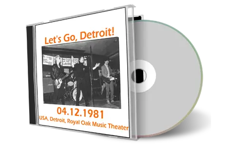 Artwork Cover of U2 1981-12-04 CD Detroit Audience
