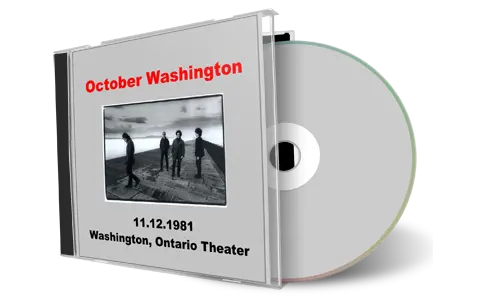 Artwork Cover of U2 1981-12-11 CD Washington Audience