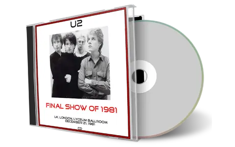 Artwork Cover of U2 1981-12-21 CD London Audience