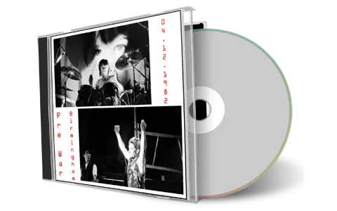 Artwork Cover of U2 1982-12-04 CD Birmingham Audience